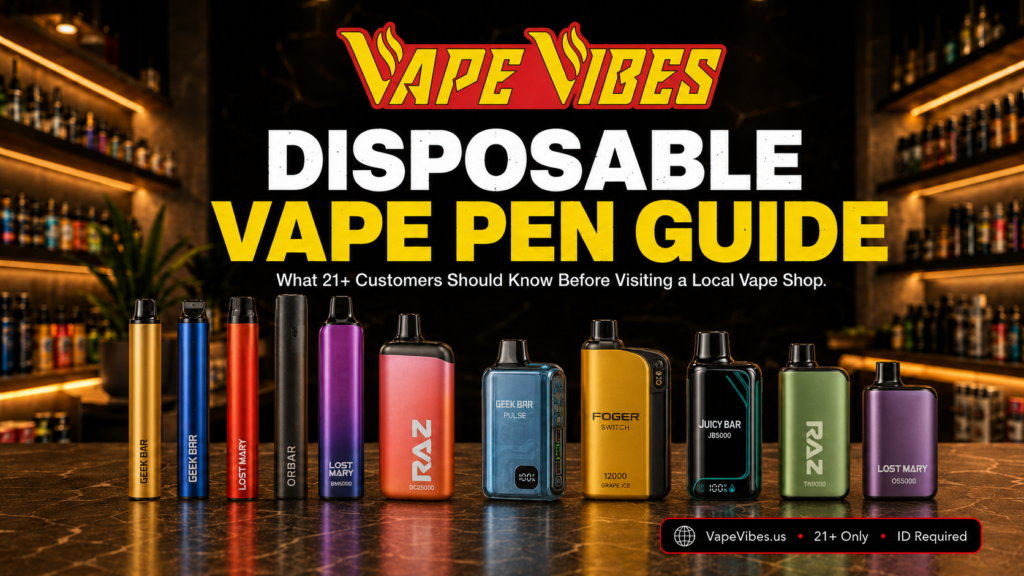 Disposable Vape Pen Guide: What to Know Before Visiting a Local Vape Shop 1 Disposable-Vape-Pen-Guide-blog